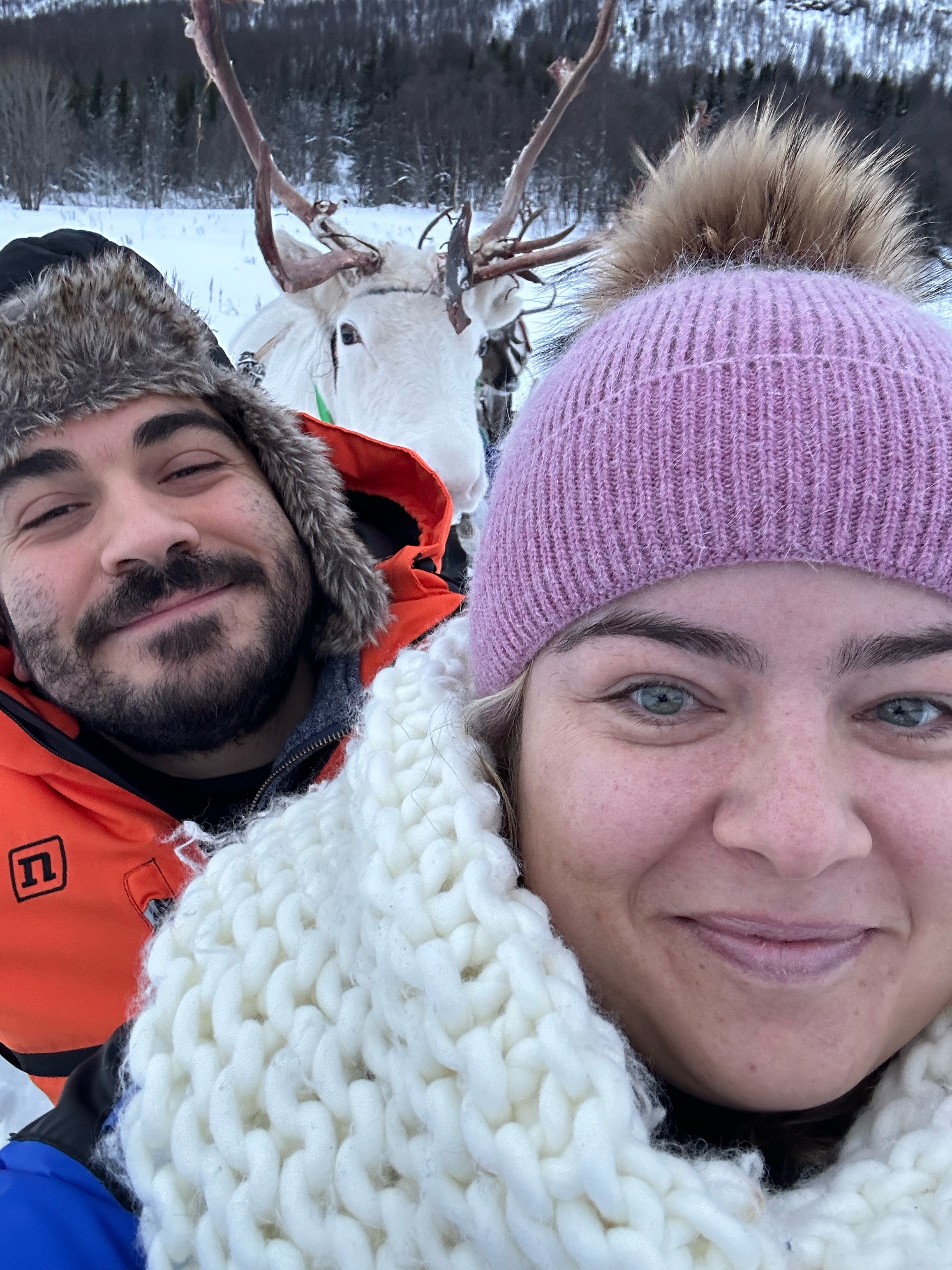 Passando frio na Noruega